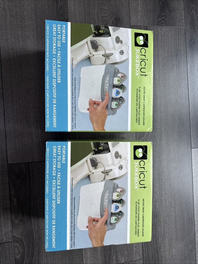 Cricut Jukebox Portable Cartridge Station 2-Pack Bundle