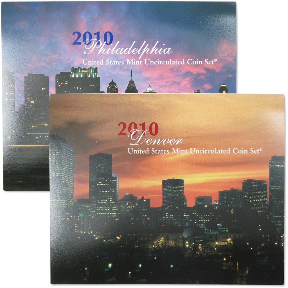 2010 Uncirculated Coin Set U.S Mint Government Packaging OGP COA