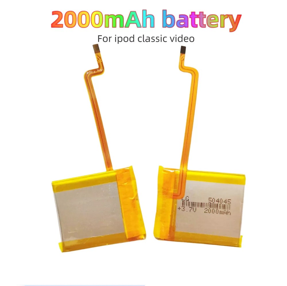 LG 2000mAh Battery Upgrade replacement for iPod Classic & Video Thin