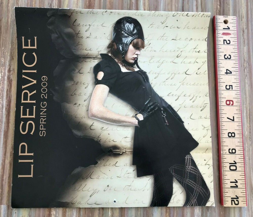 Lip Service 2009 Merchant Trade Calendar Goth Punk Alternative Fashion
