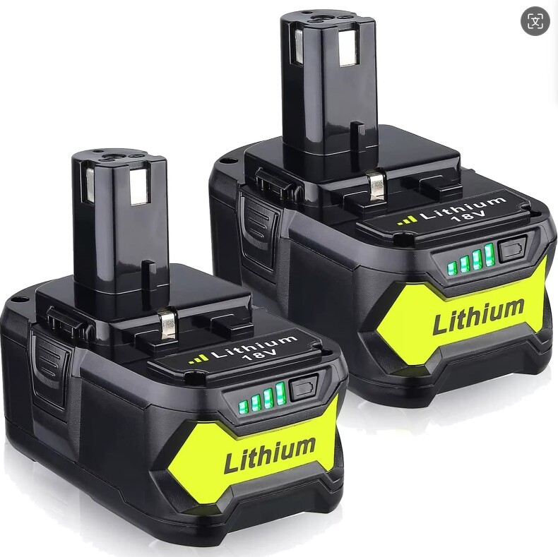 8.0Ah 12Ah For RYOBI 18V Battery P108 For One Plus High Capacity 18 Volt Lithium