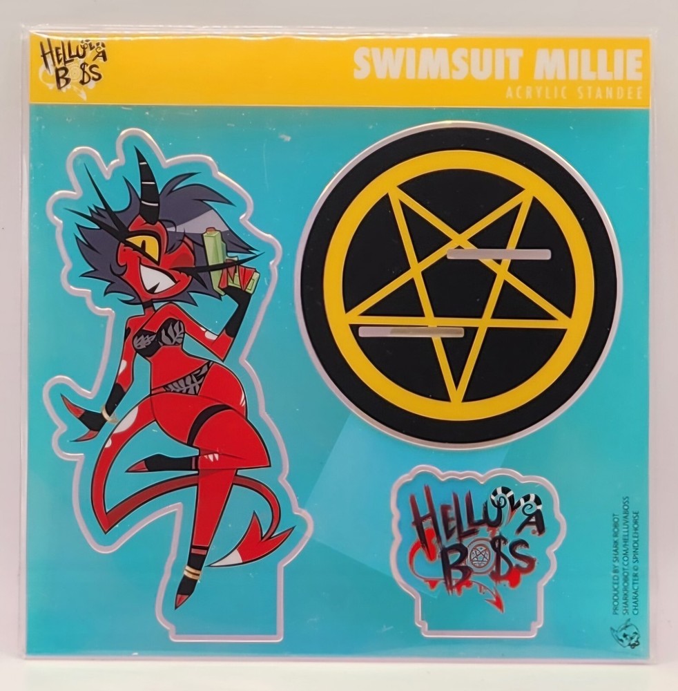 Helluva Boss Summer 2024 Swimsuit Millie Rainbow Acrylic Standee Vivziepop