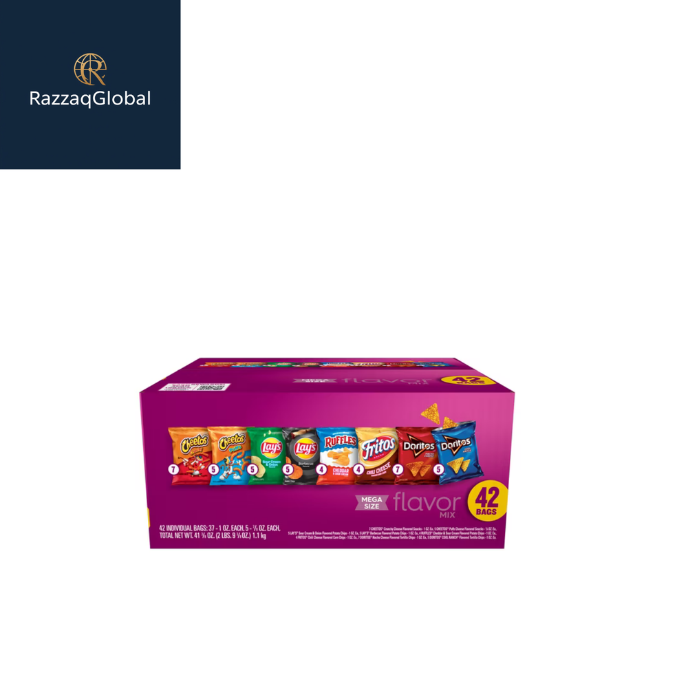 Frito-Lay Flavor Mix Variety Pack Snack Chips, 42 Count Multipack