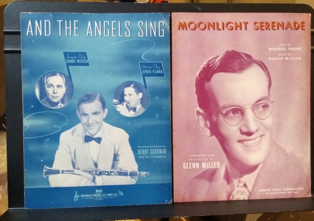 Bennie Goodman Vintage Sheet Music Lot Of 2 VG Cond