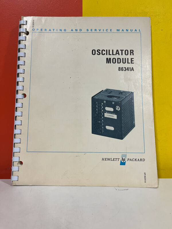 HP 86341-90013 Oscillator Module 86341A Operating & Service Manual