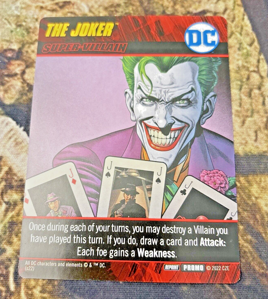 DC Comics Deck-Building Game Promo Card The Joker