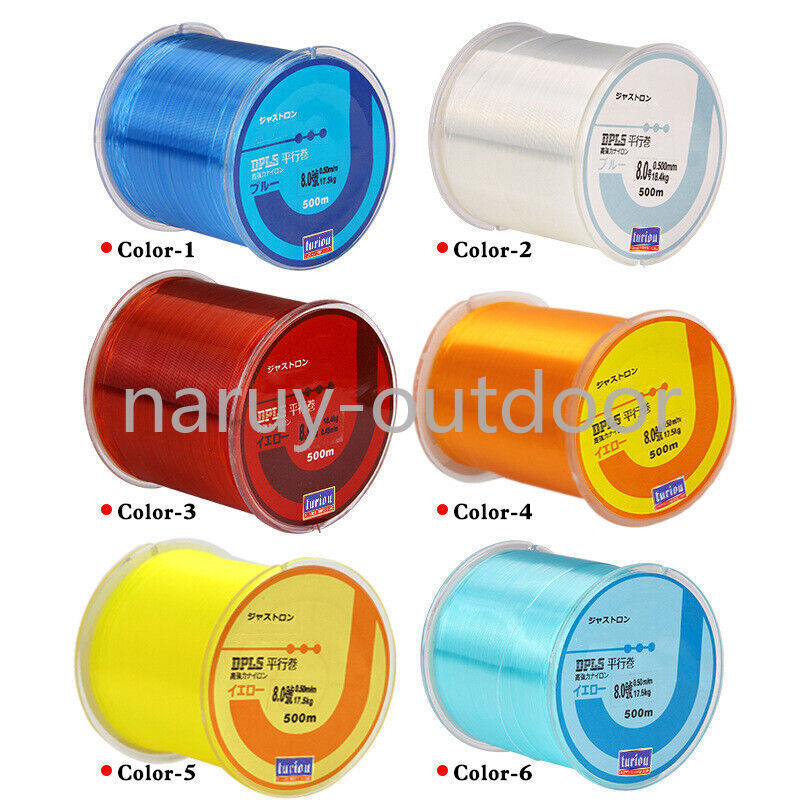 500M Monofilament Nylon Fishing Line Strong 6Lbs-30Lbs Fishing Accessories