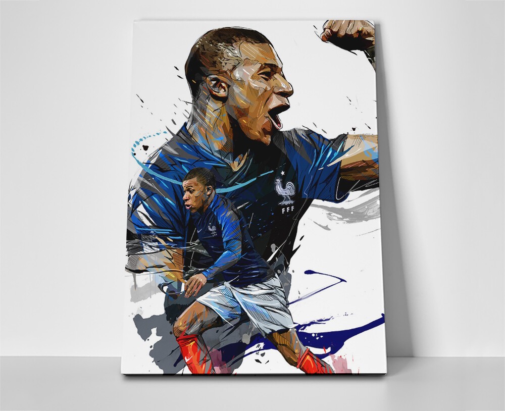 Kylian Mbappe Poster or Canvas