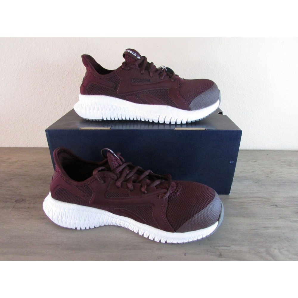 Reebok Work Women's Flexagon 3.0 Safety Toe Athletic Work Shoe Burgundy RB429