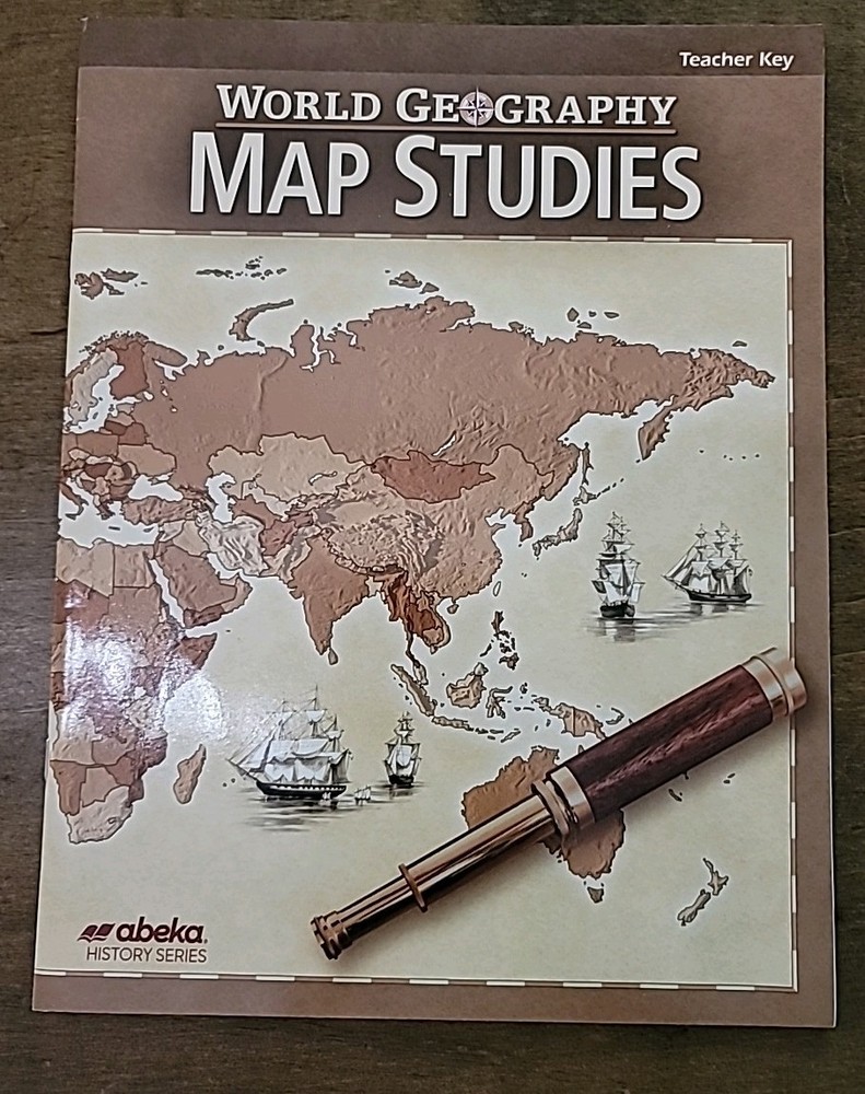 Abeka World Geography Map Studies - Teacher Key (2nd Edition)
