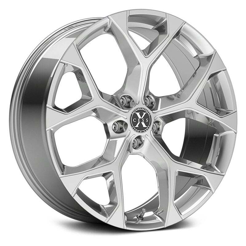 Xcess X05 Wheels 18x8.5 (35, 5x114.3, 74.1) Chrome Rims Set of 4