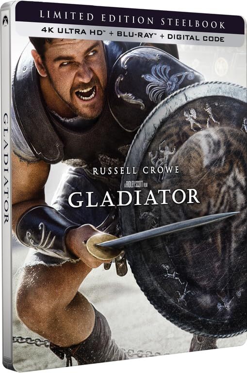 New: Gladiator 4K UHD STEELBOOK + Blu-Ray