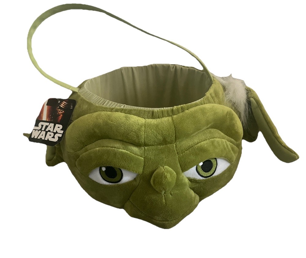 Yoda Disney Halloween Christmas Holiday Gift Bucket Star Wars Plush Basket Jumbo