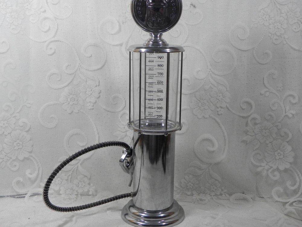 Gas Pump Alcohol Liquor Dispenser Decanter Fill Er Up Vintage Barware Bar Decor