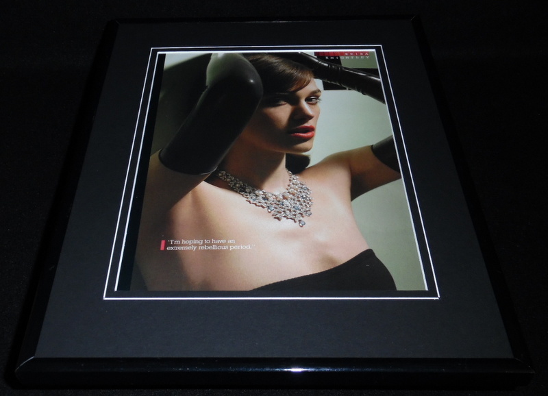 Keira Knightley Framed 11x14 Photo Display