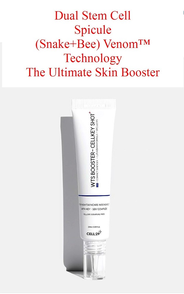 Doble célula madre y (serpiente + abeja) veneno peptdie (29%) inyección espícula cuidado en el hogar refuerzo-image
