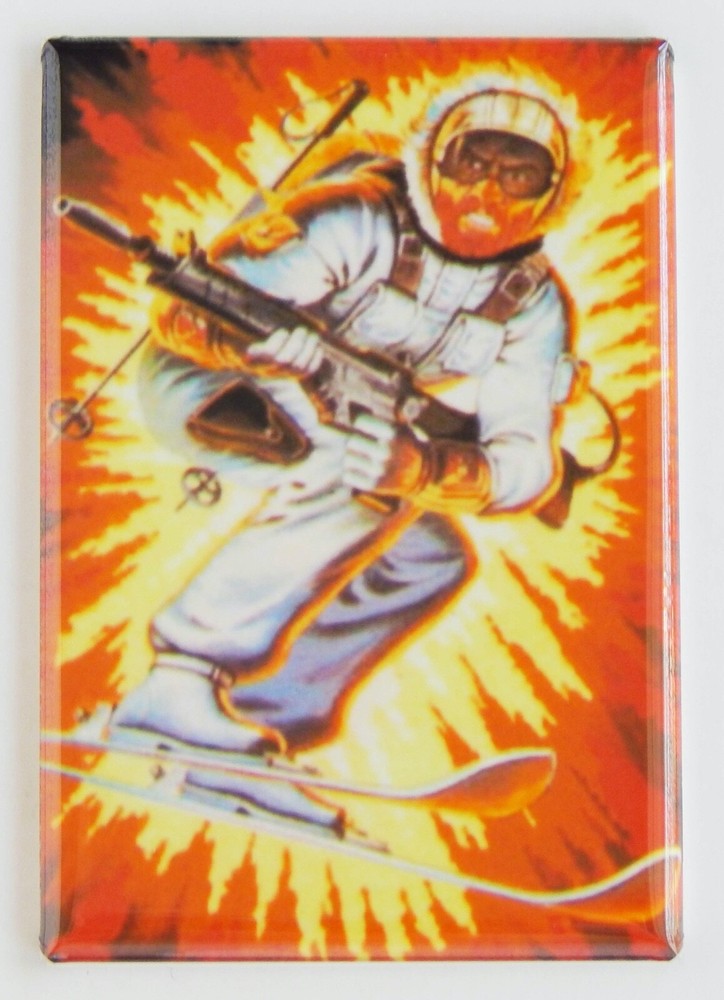Snow Job GI Joe Fridge Magnet Real American Hero Collectible