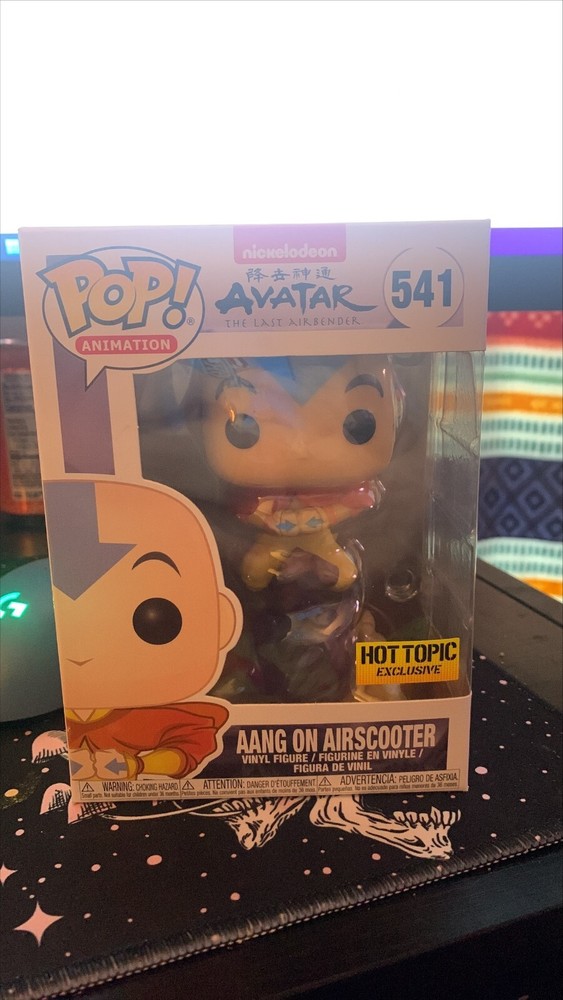 Funko pop Aang On Airscooter #541 Avatar: The Last Airbender Hot Topic Exclusive-image