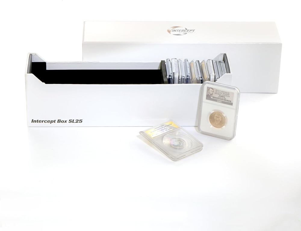 Lighthouse - Storage Box SL 25 for 25 Coin Slabs Including PCGS, NGC, ANACS with