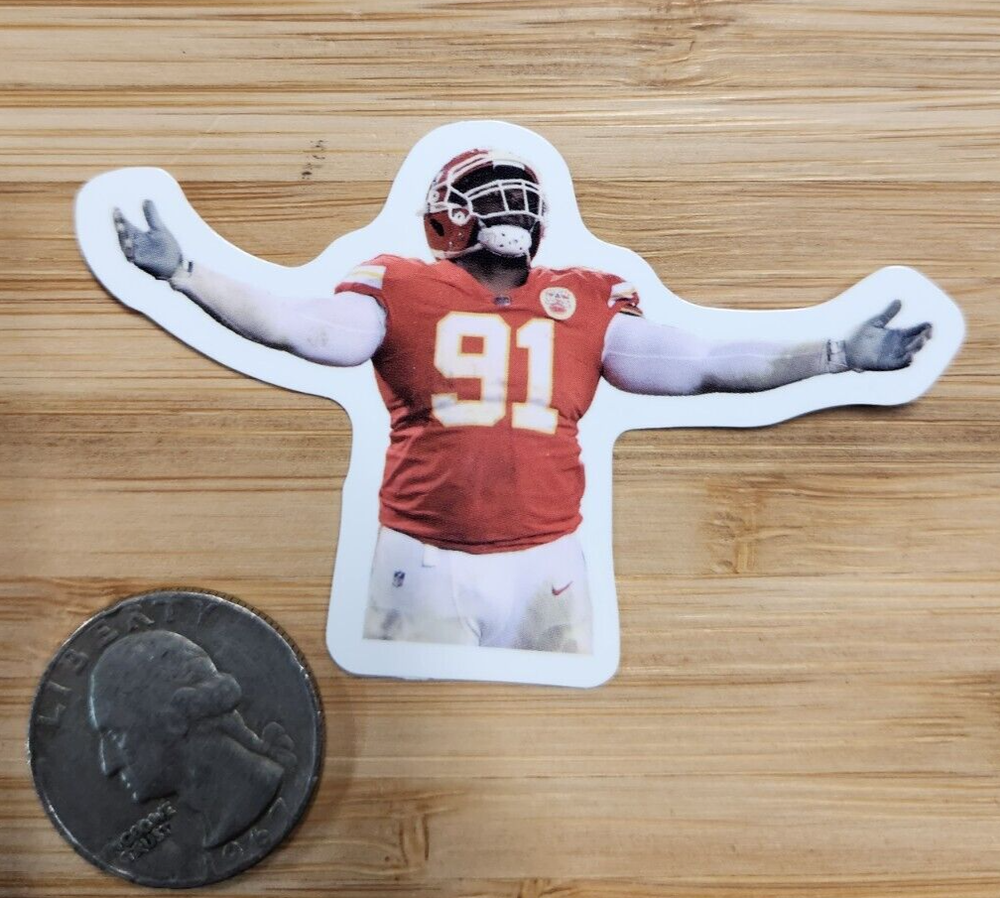 Derrick Nnadi Kansas City Chiefs NFL Football Sticker Decal