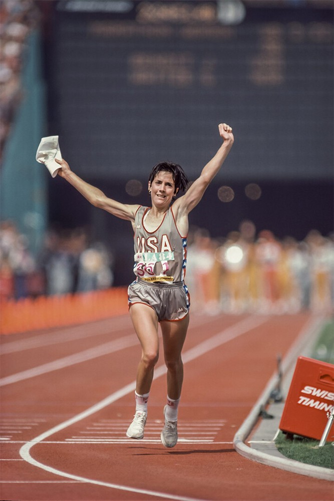 Joan Benoit Marathon Champion Sports Wall Art Home Decor - POSTER 20x30