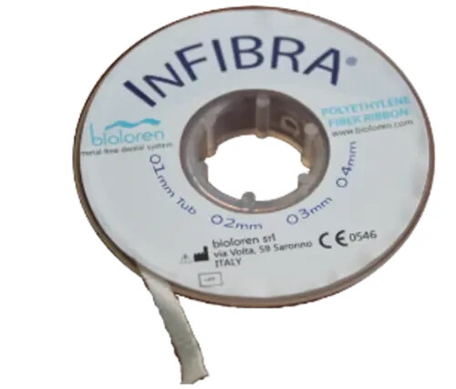2mm Dental Glass Fiber Splint Light Cure Bioloren InFibra Impregnated Fiber