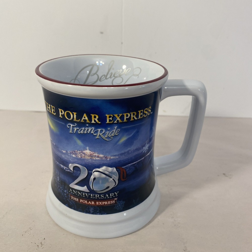 Polar Express 20th Anniversary Believe Mug for Coffee or Tea  