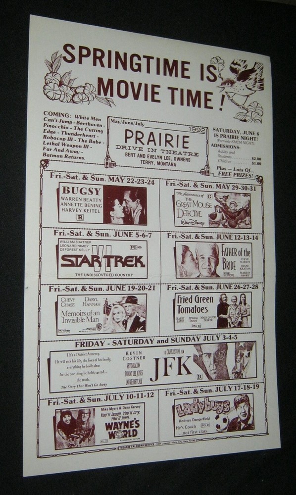 Star Trek Wayne's World Disney JFK Bugsy Rodney Dangerfield Mont Calendar  