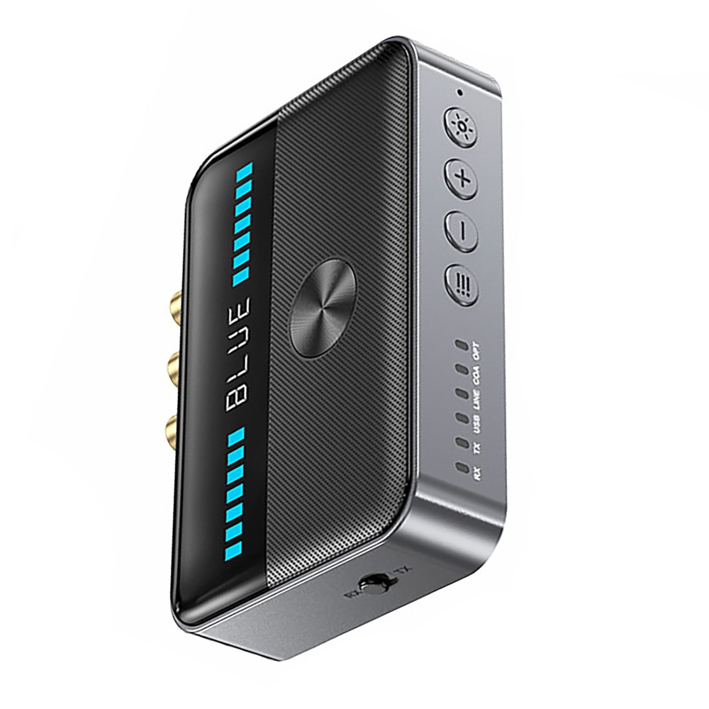 Bluetooth 5.3 NFC Audio Transmitter Receiver Adapter for TV and Home Stereo Systems