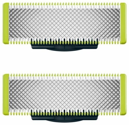 2 Blades Norelco QP210/80 OneBlade Replacement Head for QP2520 /QP6520/QP6510