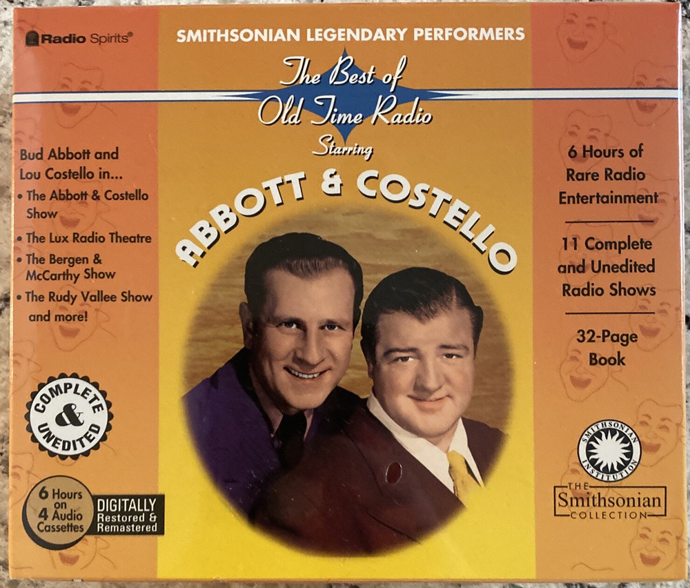 New in box The Best of Old Time Radio starring Abbott & Costello cassette tapes-image