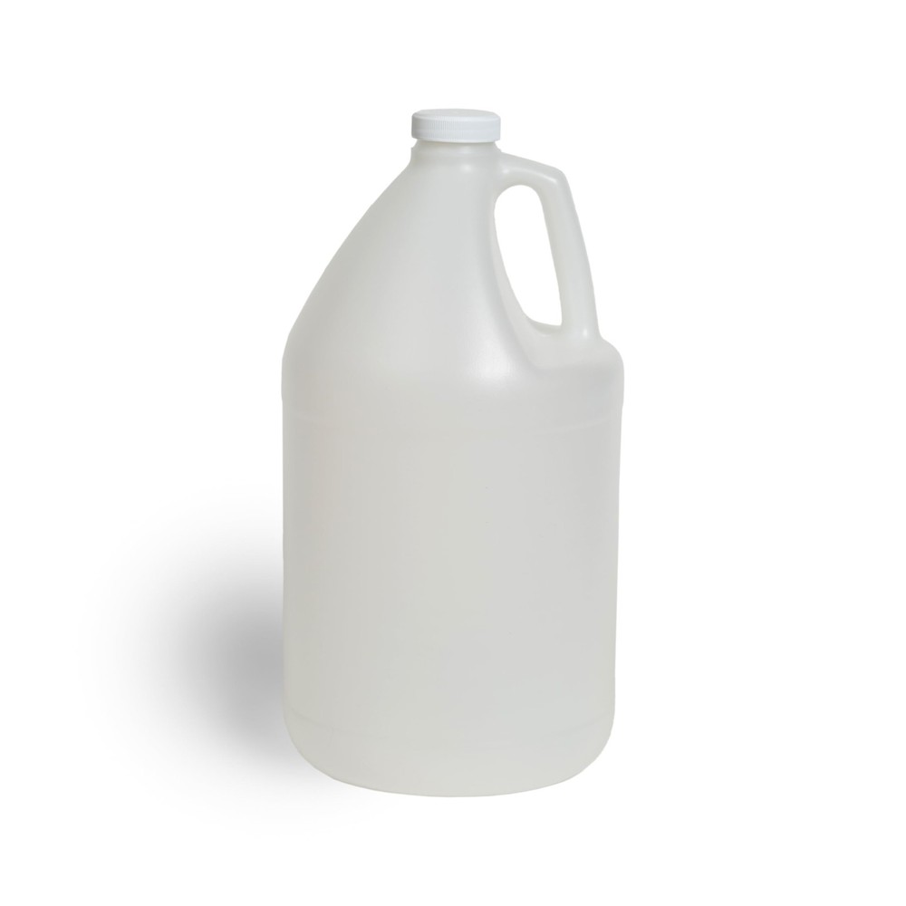 FastRack 1-Pack 1 Gallon Water Bottle - Round Plastic Jug 128 Ounces, Clear