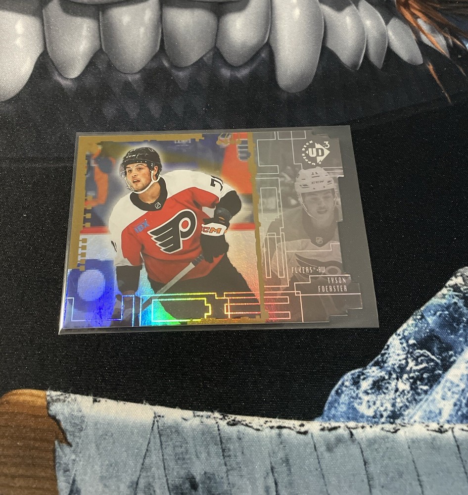Tyson Foerster 2023-24 UD Extended Series UD3 Rookie RC #UD3-9 Flyers Hockey Card