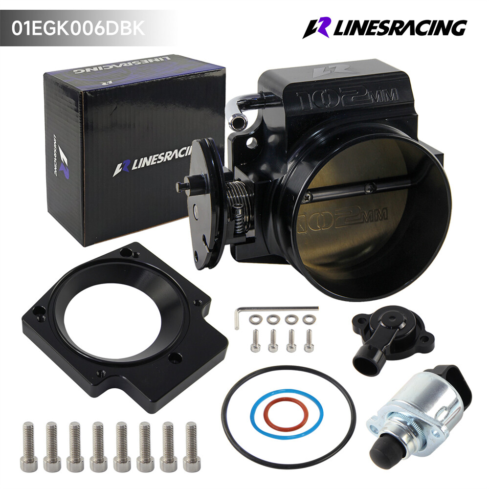 102mm Throttle Body & Spacer Plate, TPS, IAC for GM III LS1 LS2 LS3 LS6 LS7 LS9