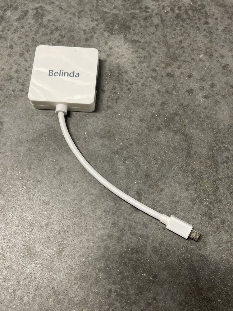 Belinda 3-in-1 Mini DisplayPort to HDMI DVI VGA Adapter for Mac