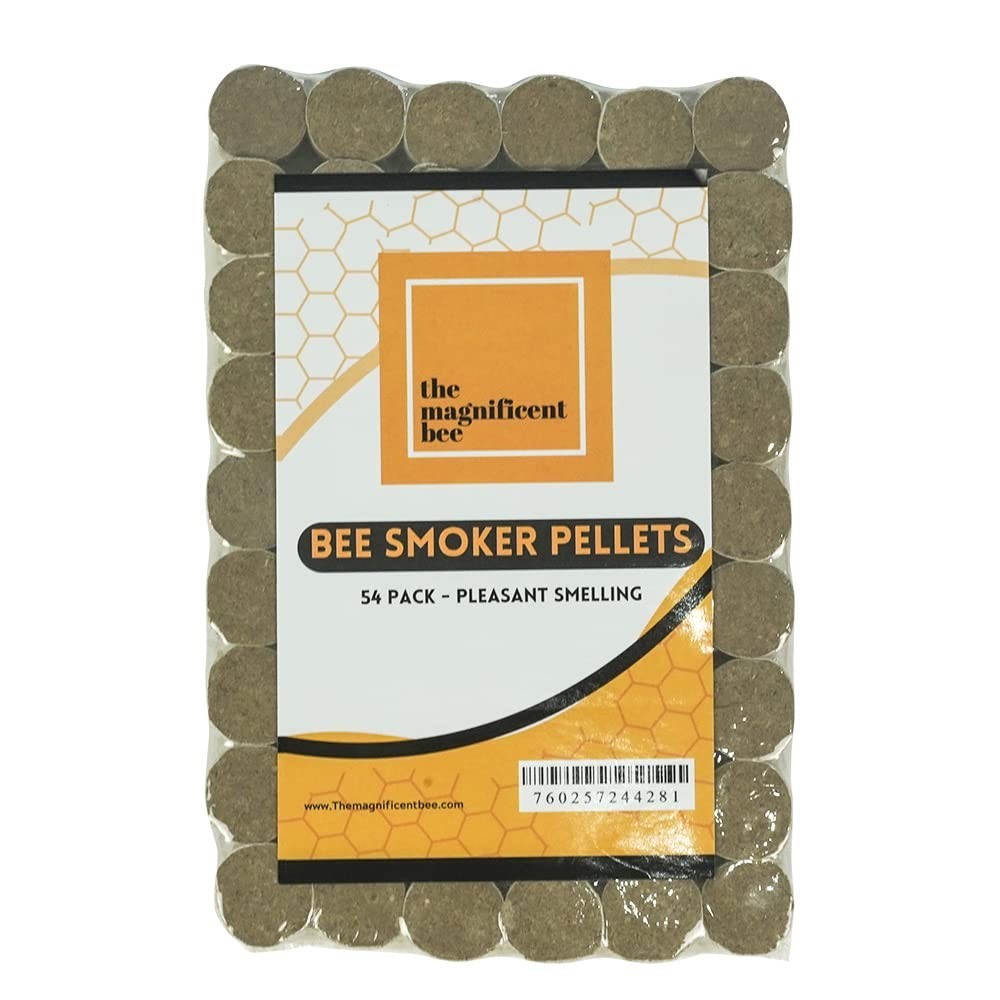 Natural Hive Smoker Pellets 54 Pack for Beekeeping and Beekeeper Accessories