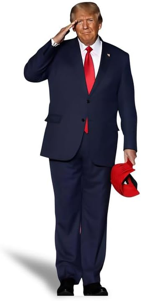 6 Feet Donald Trump Stand up | Cardboard Cutout | Life Size Standee | Picture Po
