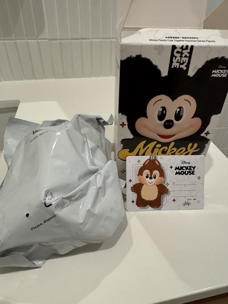 POPMART Labubu Disney Mickey Keychain Brand New Unopened