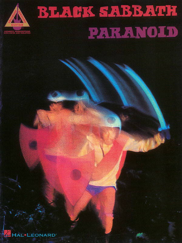 Black Sabbath Paranoid Guitar Tab Sheet Music Chords Lyrics Rock Songs Book