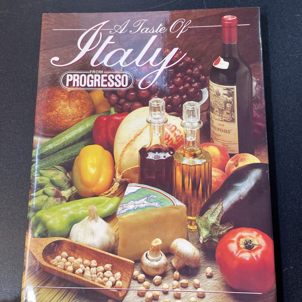 Progressive Cookbook 1984 Hardcover Italian Recipes with Dust Jacket-image
