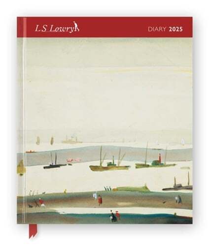 L.S. Lowry 2025 Desk Diary Planner - Week to View, Illustrated Throughout: New