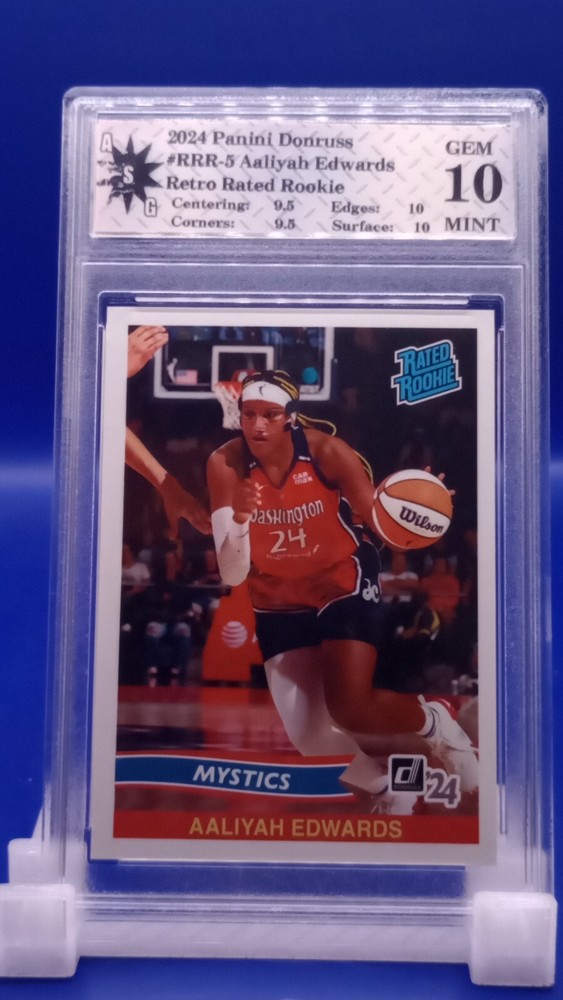 Aaliyah Edwards Rated Rookie Retro RRR-5 2024 Panini Instant WNBA GEM MINT 10-image