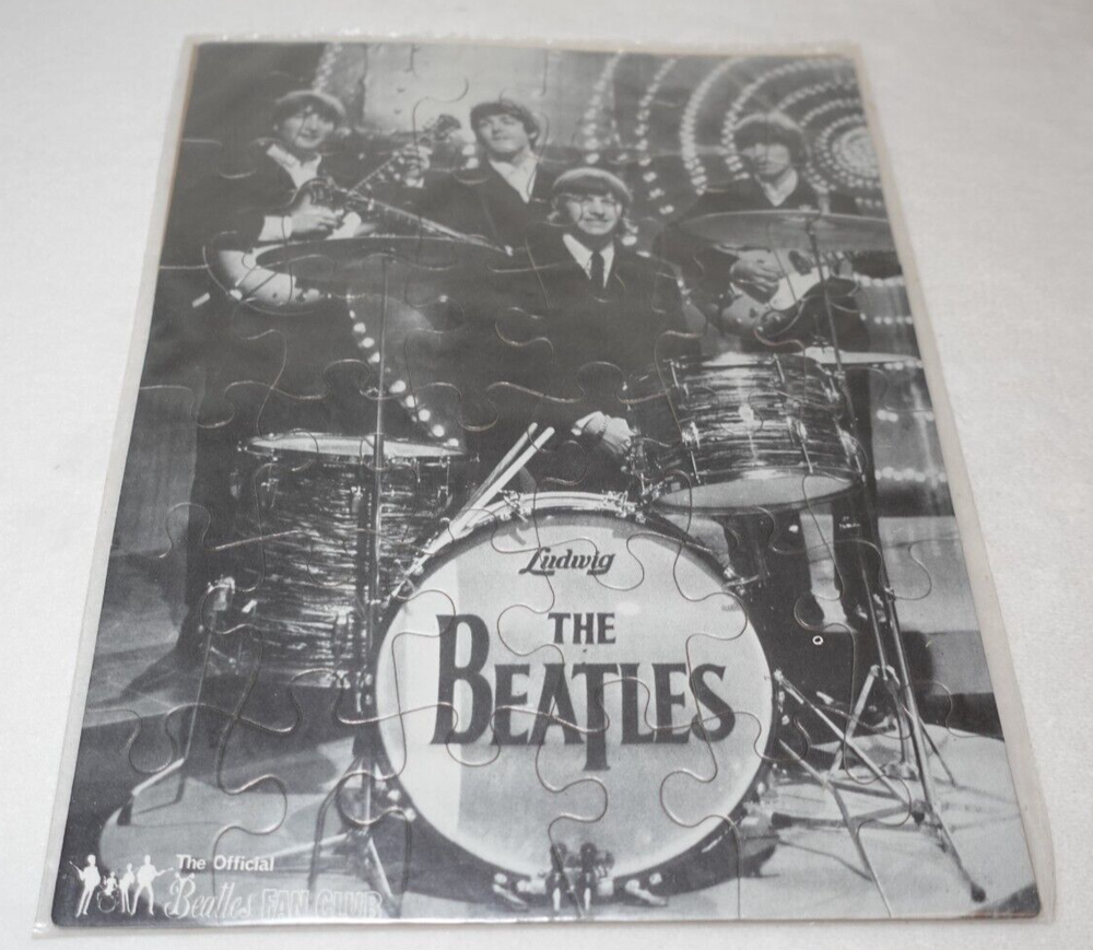 The Beatles Official Fan Club Vintage Original 1960s Puzzle Still Sealed