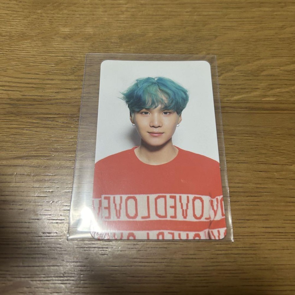 BTS Loveyourselflovevver Yoongi Suga Photo Card Official