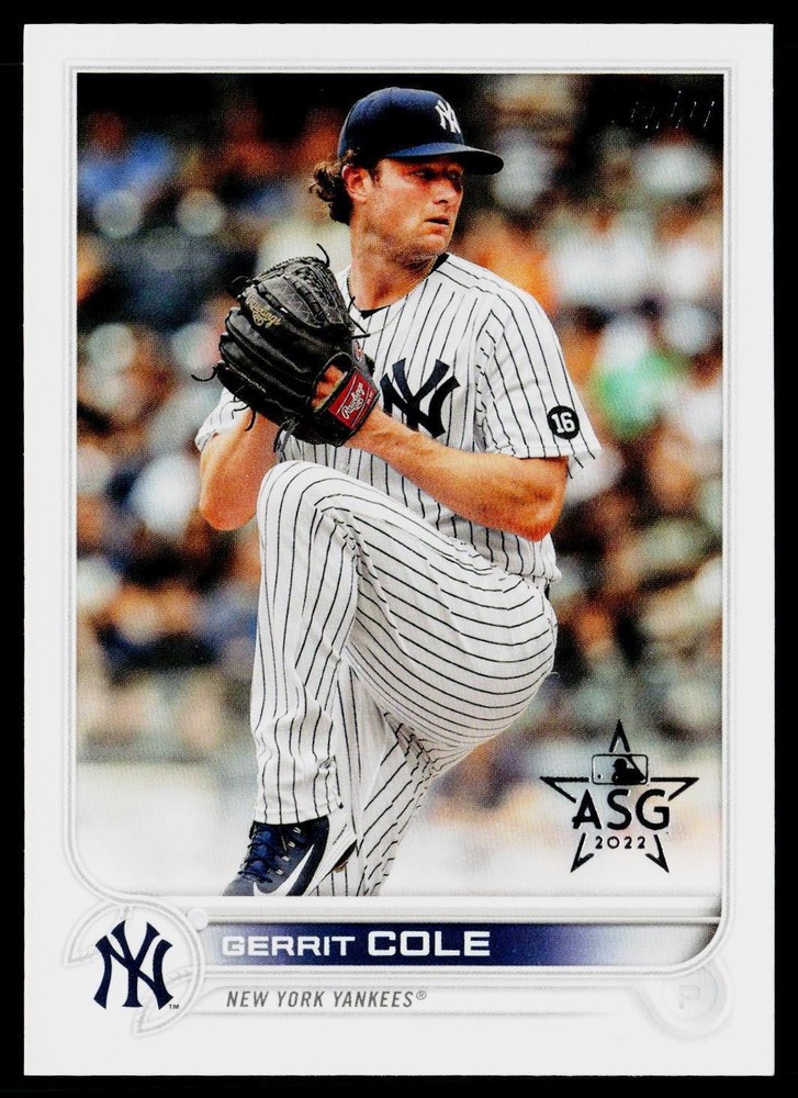 Gerrit Cole 2022 Topps All-Star Game Stamped #35 Yankees Card