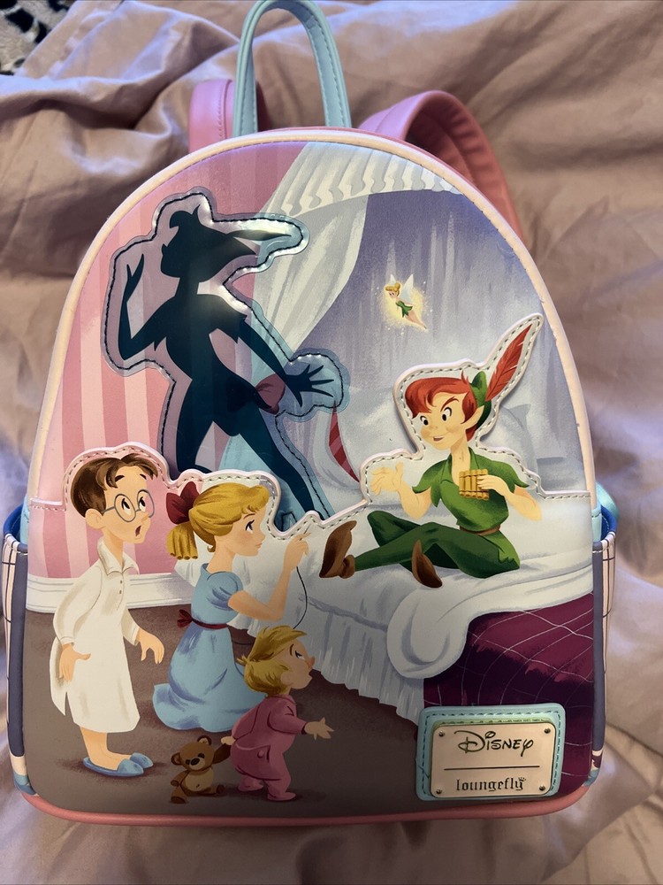 Brand New Without Tags Peter Pan Disney Loungefly Backpack