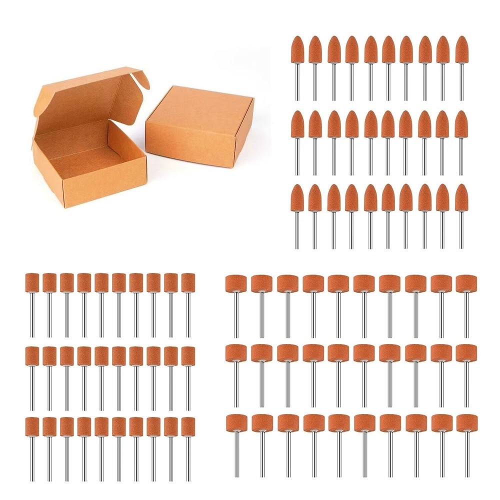 Sanding Drill Bit for Rotary Tool,90 Pack Grinding Stone Set 1/8