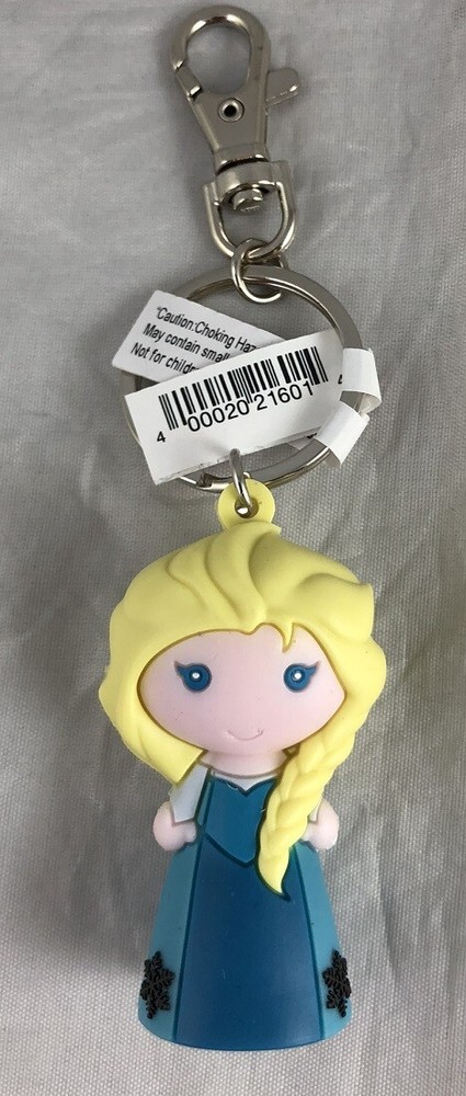 Disney Parks Elsa Frozen Cuties Kawaii Figurine Keychain PVC - NEW