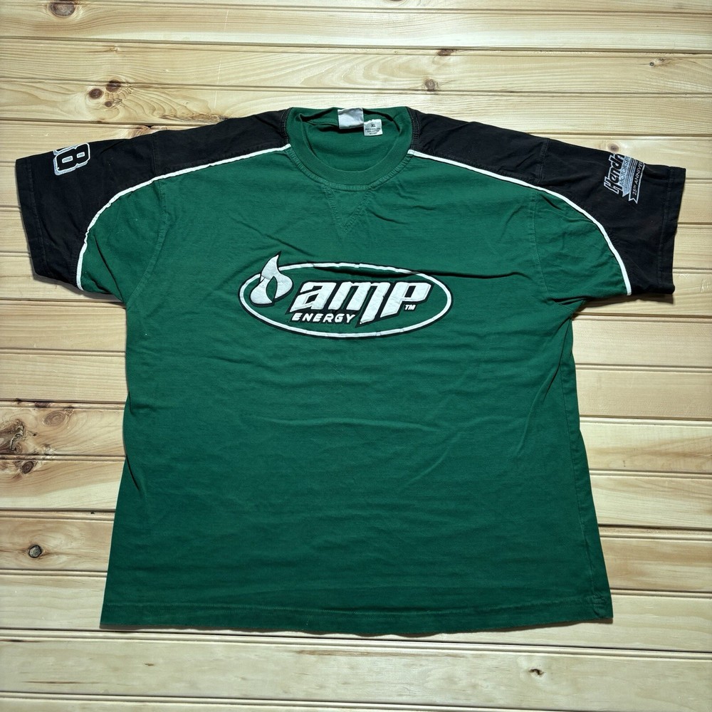Vintage Nascar AMP Energy Dale Earnhardt Jr. Winners Circle Shirt Size XL