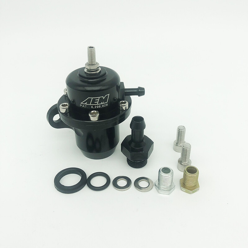 AEM Fuel Pressure Regulator 25-300BK Fit For Civic Integra Del Sol B16A B18C D16